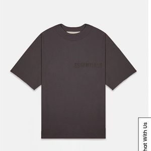 Essentials Fear Of God off black t-shirt
